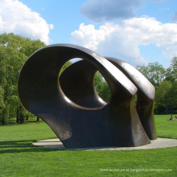 parque temático grande decoração ao ar livre escultura de metal artesanato de bronze para o mundo